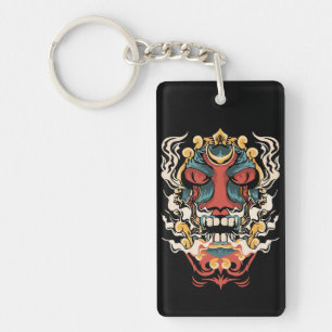 Porte-clefs Ancienne Art Démoniaque Japonaise