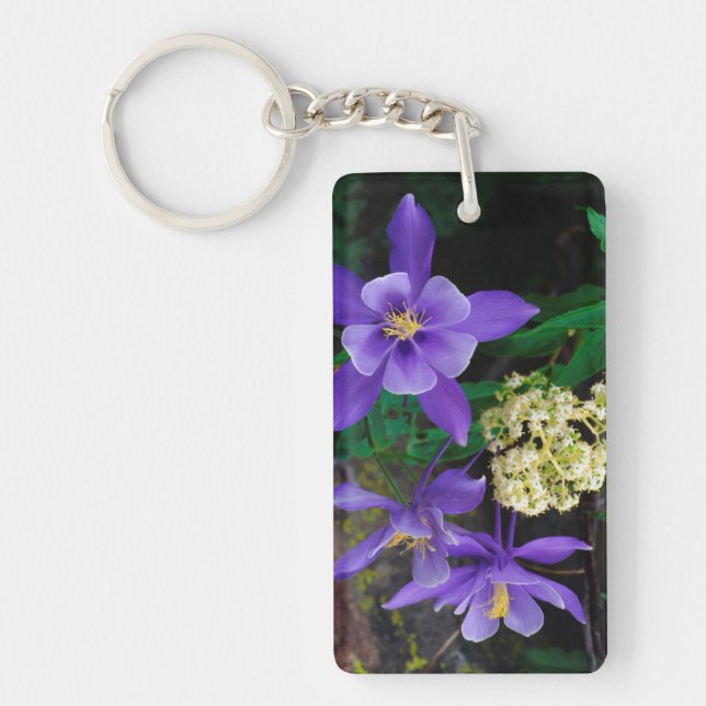 Porte-clefs Ancolies Mutantes Fleurs Sauvages (Devant)
