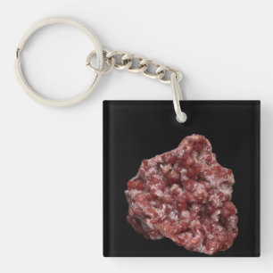 Porte-clefs Andradite Grenat Calcite Cluster Minéral Naturel
