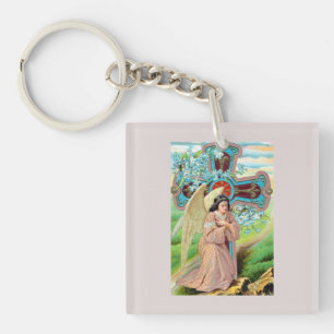 Porte-clefs Ange priant