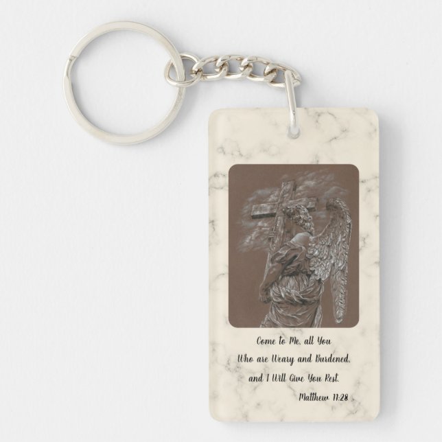 Porte-clefs Angel avec Porte - clé croisé (Devant)