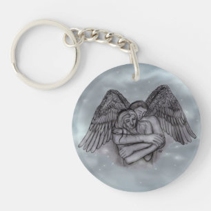 Porte-clefs Angel Eros en amour