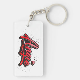 Porte-clefs Angie Heart Splash