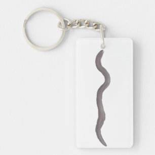 Porte-clefs Anguille marbrée des marais