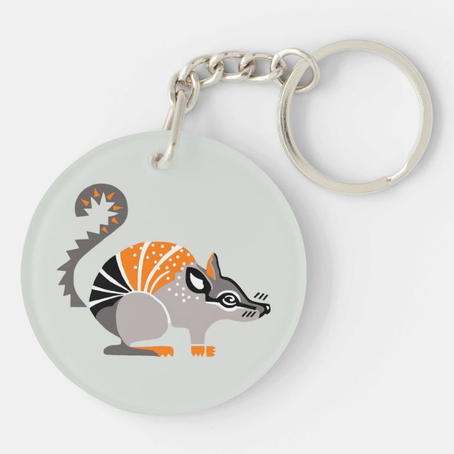 Porte-clefs Animal en voie de disparition - Cool NUMBAT - Mars (Dos)