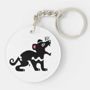 Porte-clefs Animal en voie de disparition - DIABLE Tasmanien -