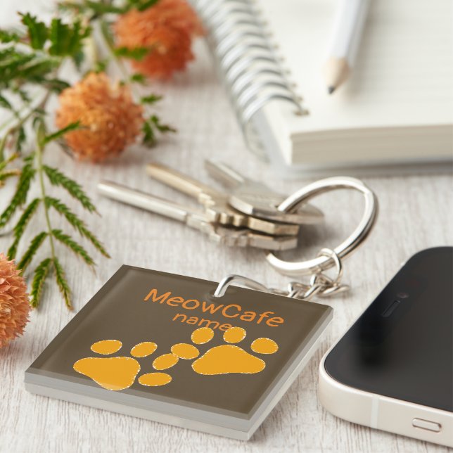 Porte-clefs Animaux de compagnie (boutique/café/restaurant/app (Devant Droit)