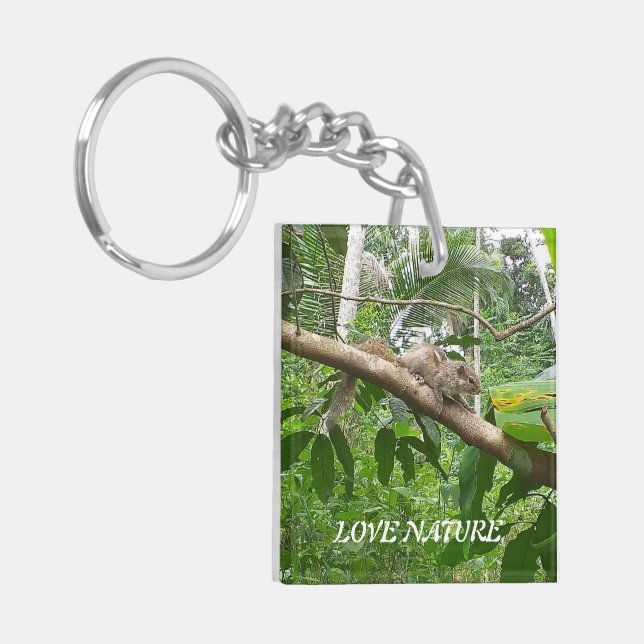 Porte-clefs Animaux naturels Porte - clés acryliques (Devant gauche)