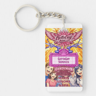 Porte-clefs Anime GottaGuy Bricoleur Solutions de Maison