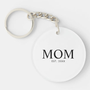 Porte-clefs Année de création de maman