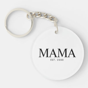 Porte-clefs Année de création de maman