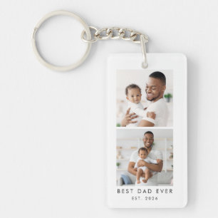 Porte-clefs Année de création Meilleur Papa de tous les temps