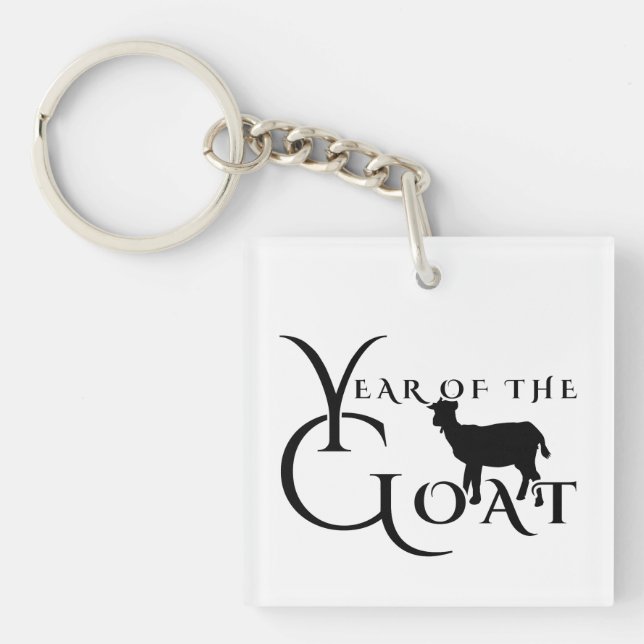 Porte-clefs Année de la chèvre (Devant)