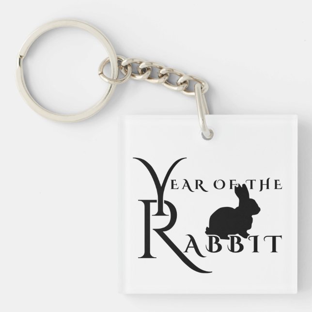 Porte-clefs Année du lapin (Devant)