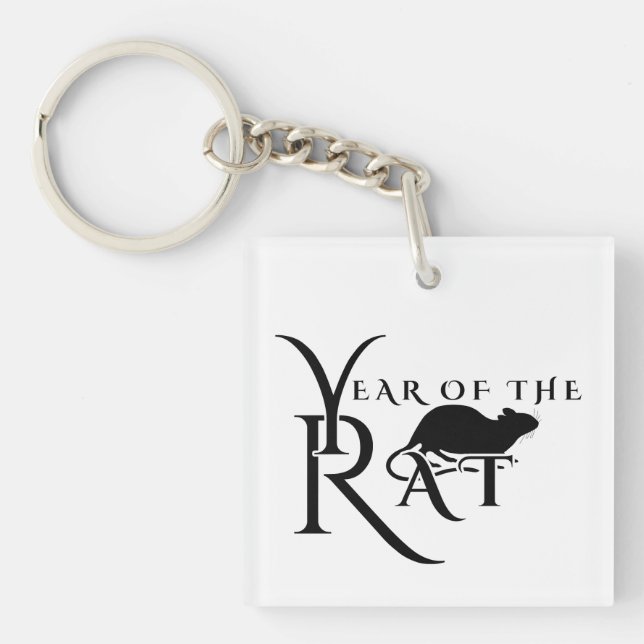 Porte-clefs Année du rat (Devant)