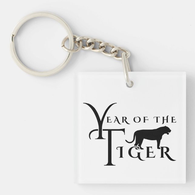 Porte-clefs Année du tigre (Devant)