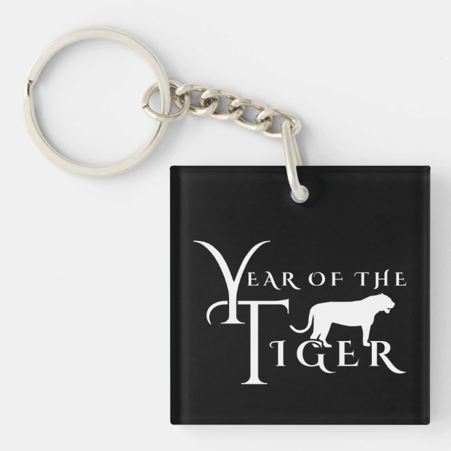 Porte-clefs Année du tigre (Devant)