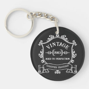 Porte-clefs Année vintage - âge à la perfection année de naiss