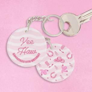 Porte-clefs Anniversaire de la Cowgirl Rose