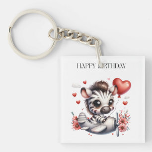 Porte-clefs Anniversaire de Zebra Pilot