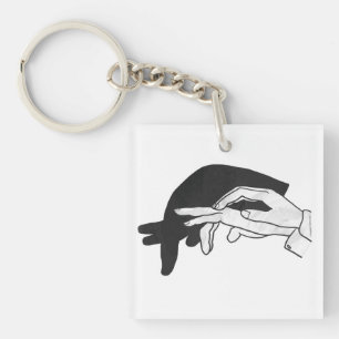 Porte-clefs Anteater Silhouette main