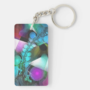 Porte-clefs Apophyse Décor fractal - colonne vertébrale
