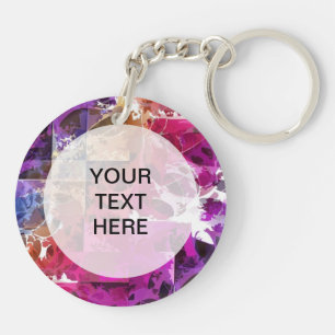 Porte-clefs Apophyse Fractal Art - araignée web Cercle