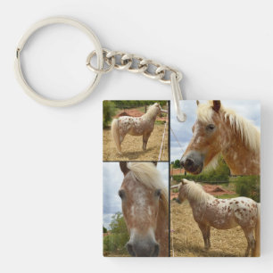 Porte-clefs Appaloosa Horse Photo Collage,