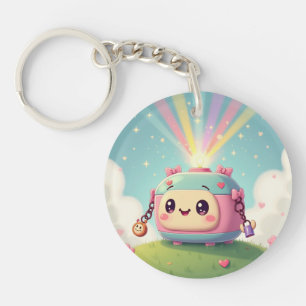 Porte-clefs Appareil Photo Adorable Kawaii