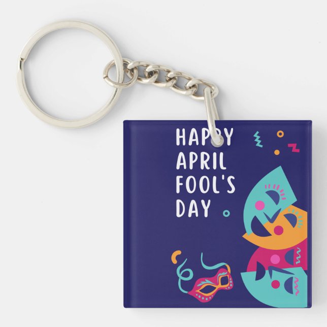 Porte-clefs April Fool's day Paper Plate (Devant)