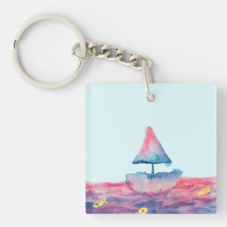 Porte-clefs Aquarelle