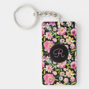 Porte-clefs Aquarelle Boho Pastel