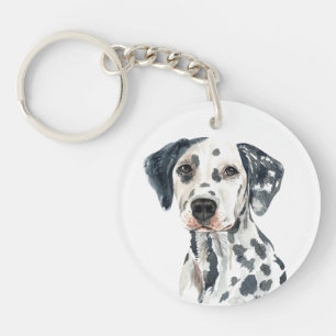 Porte-clefs Aquarelle Dalmatienne