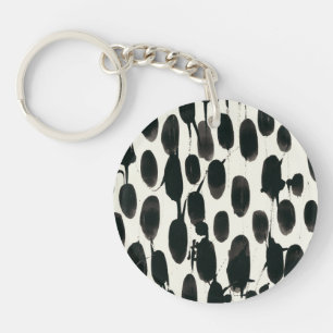 Porte-clefs Aquarelle noire invariable d'I