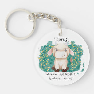 Porte-clefs Aquarelle Taurus Taureau