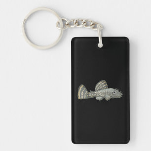 Porte-clefs Aquarium Pleco Bristlenose pour les amateurs de pê