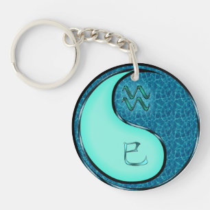 Porte-clefs Aquarius et Serpent d'eau