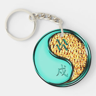 Porte-clefs Aquarius & Fire Dog