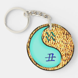 Porte-clefs Aquarius & Fire Ox