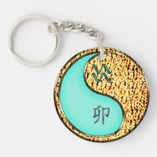Porte-clefs Aquarius & Fire Rabbit