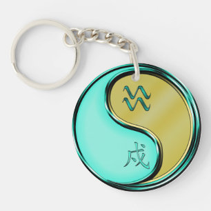 Porte-clefs Aquarius & Metal Dog