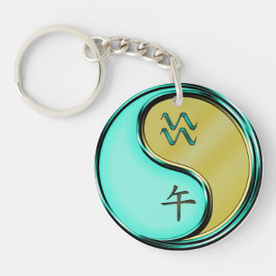 Porte-clefs Aquarius & Metal Horse