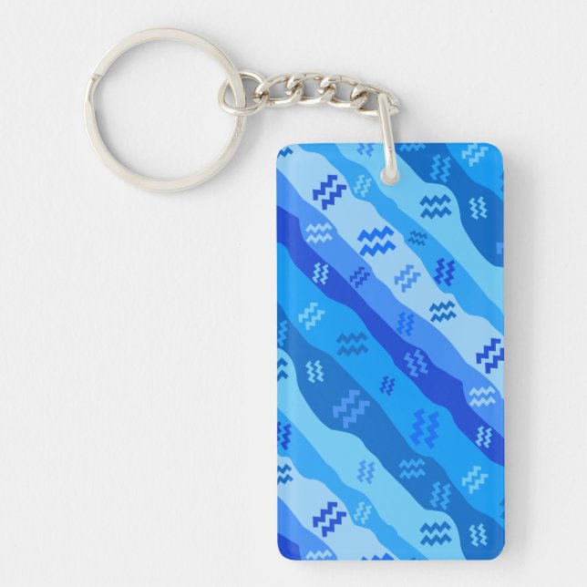 Porte-clefs Aquarius Zodiac (Devant)