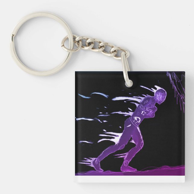 Porte-clefs Arastro arc-en-ciel s'estompe (Devant)