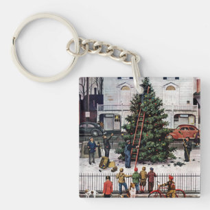 Porte-clefs Arbre dans la place