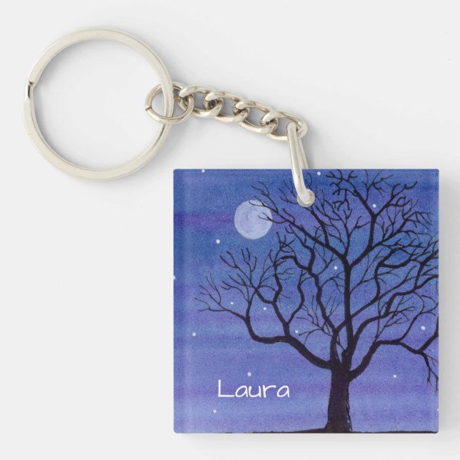 Porte-clefs Arbre de la lune (Devant)