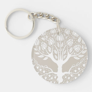 Porte-clefs Arbre de Magnolia ornementale par Aubrey Beardsley
