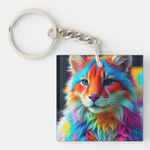Porte-clefs Arc-en-ciel Cat-68587