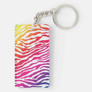 Porte-clefs Arc-en-ciel de Zebra