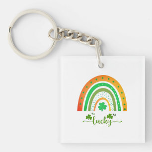Porte-clefs Arc-en-ciel irlandais chanceux